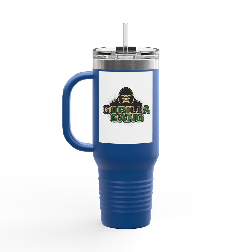 40oz Insulated Travel Mug — Tough Gorilla Graphic Thermal Tumbler