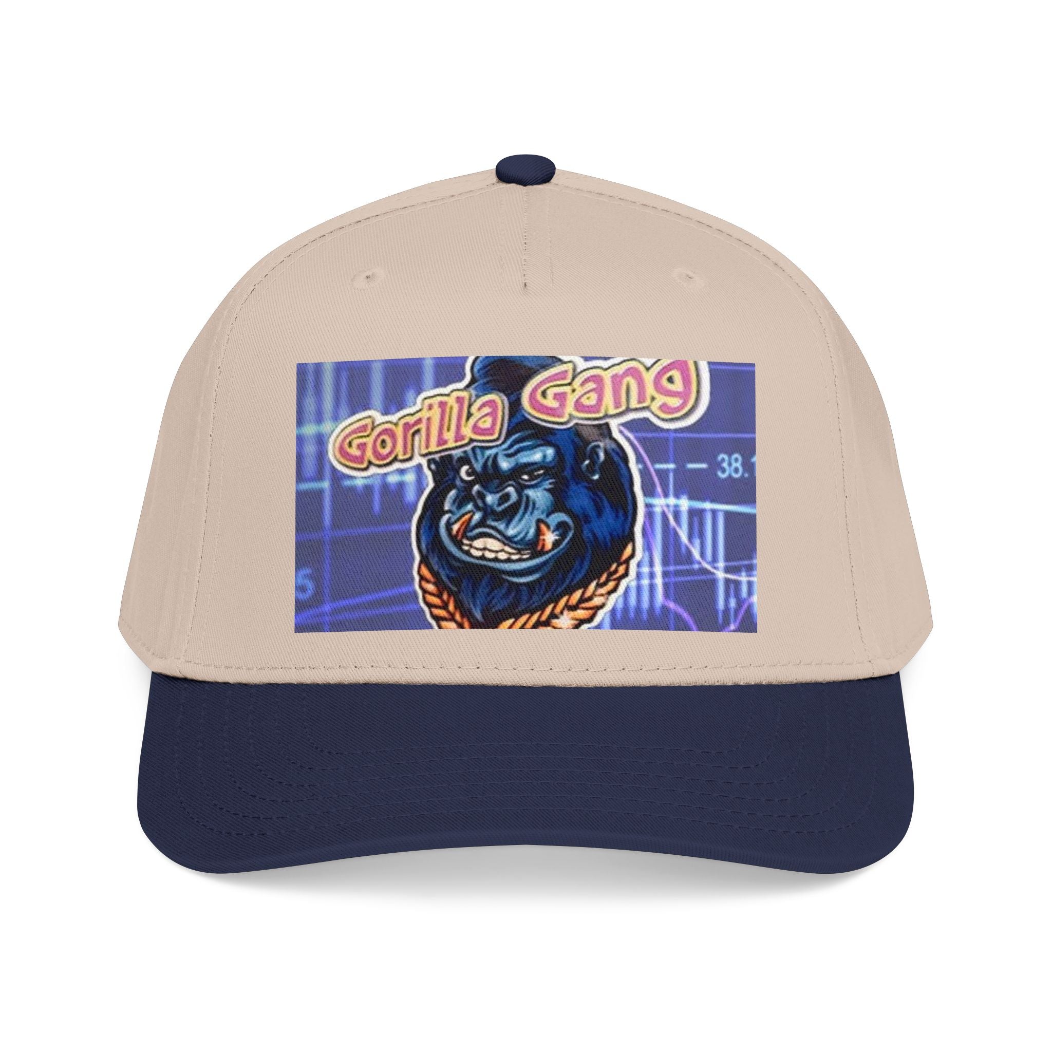 Gorilla Gang Trucker Cap — Retro Stock Market Ape Graphic Baseball Hat