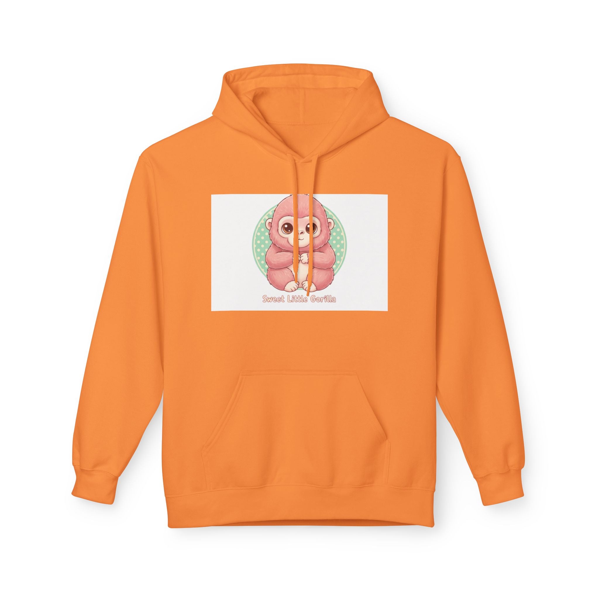 Cute Pink Gorilla Hoodie — "Gorilla Gang" Graphic Pullover