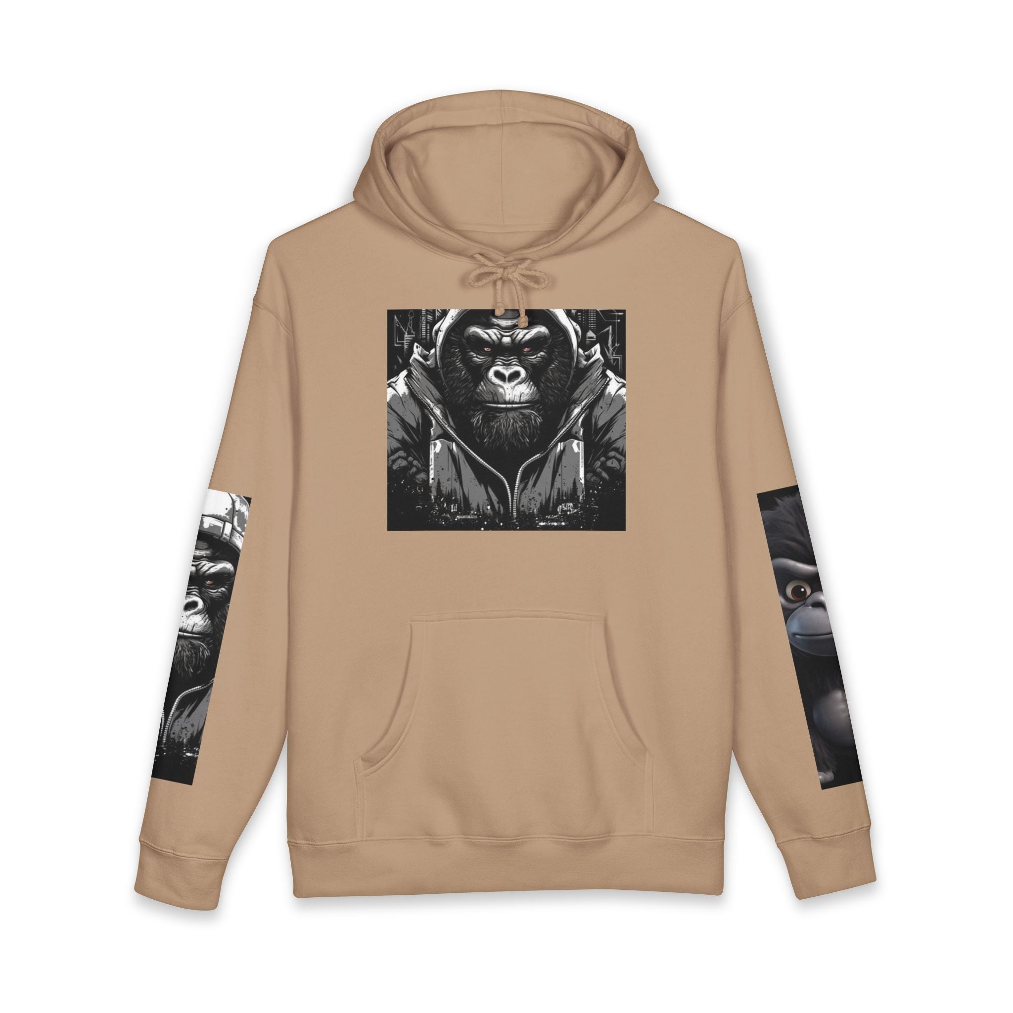 Gorilla Graphic Hoodie — Cute Cartoon Ape Pullover