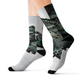 Gorilla Cigar Sublimation Socks — Bold Graphic Crew Socks for Streetwear