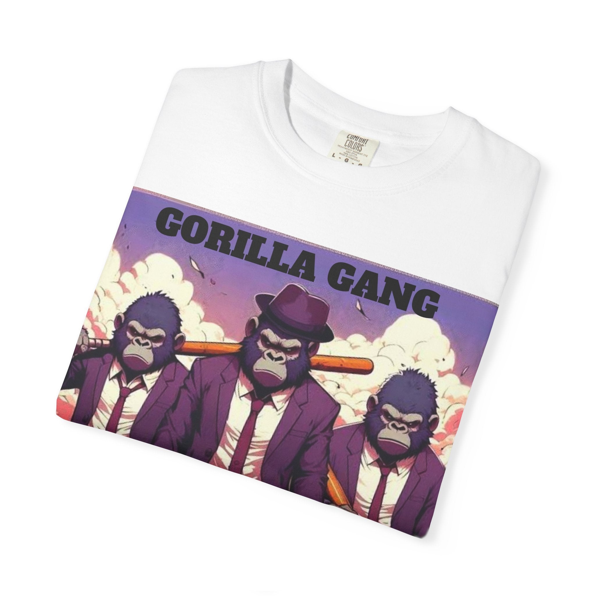 Gorilla Gangsters Graphic T-Shirt — Vintage Mob Ape Illustration