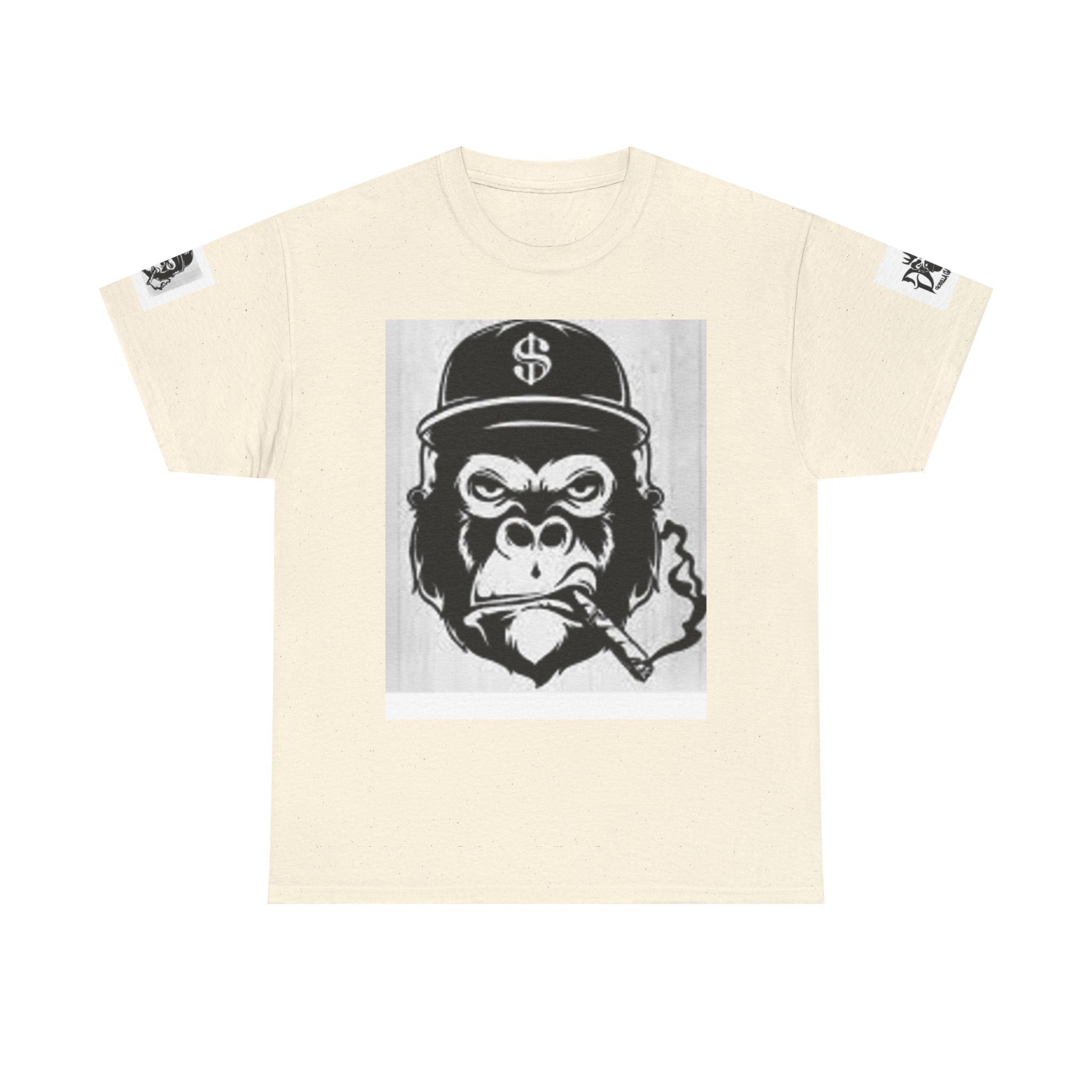 Gorilla Gang Tee – Streetwear Graphic T-Shirt with Smoking Ape Logo