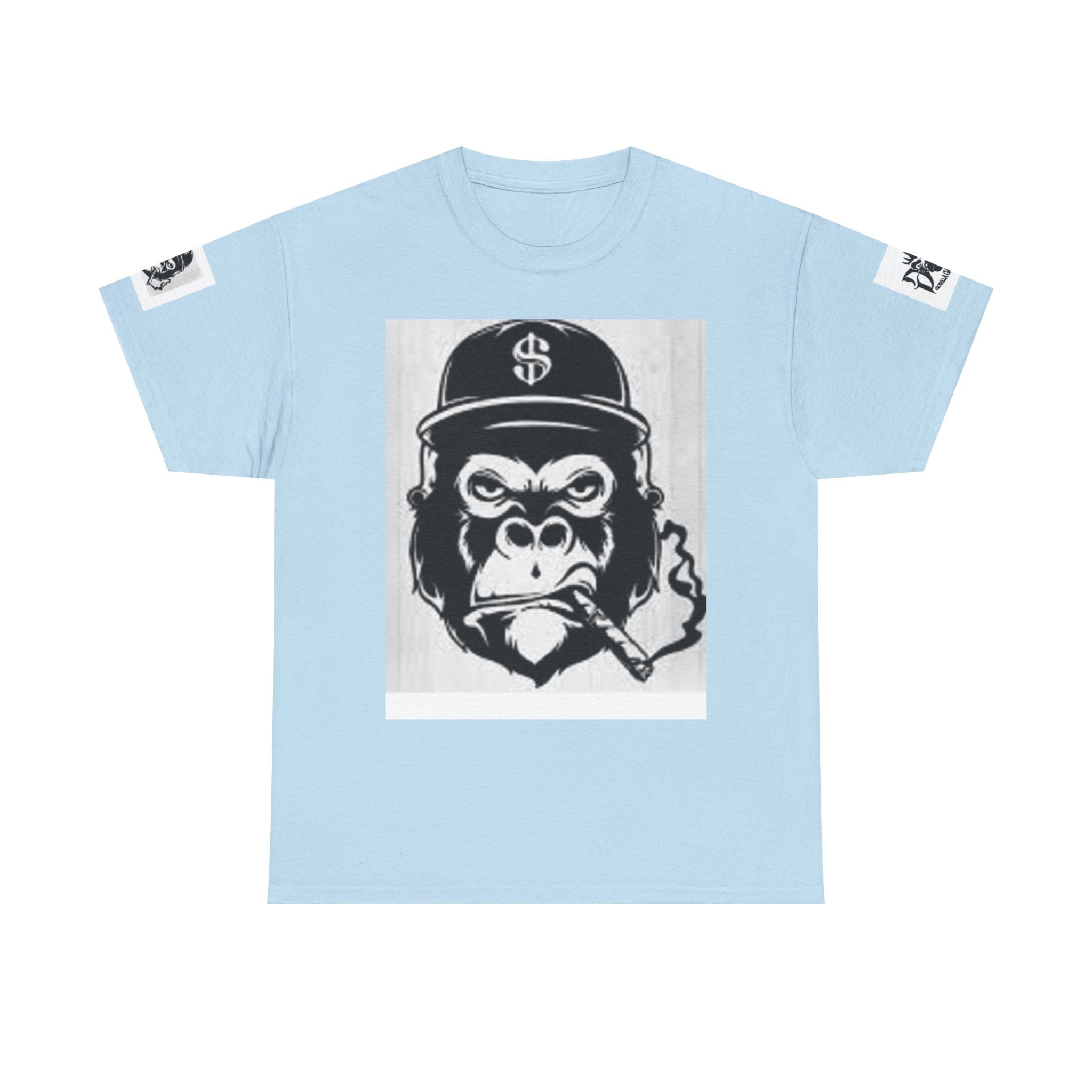 Gorilla Gang Tee – Streetwear Graphic T-Shirt with Smoking Ape Logo