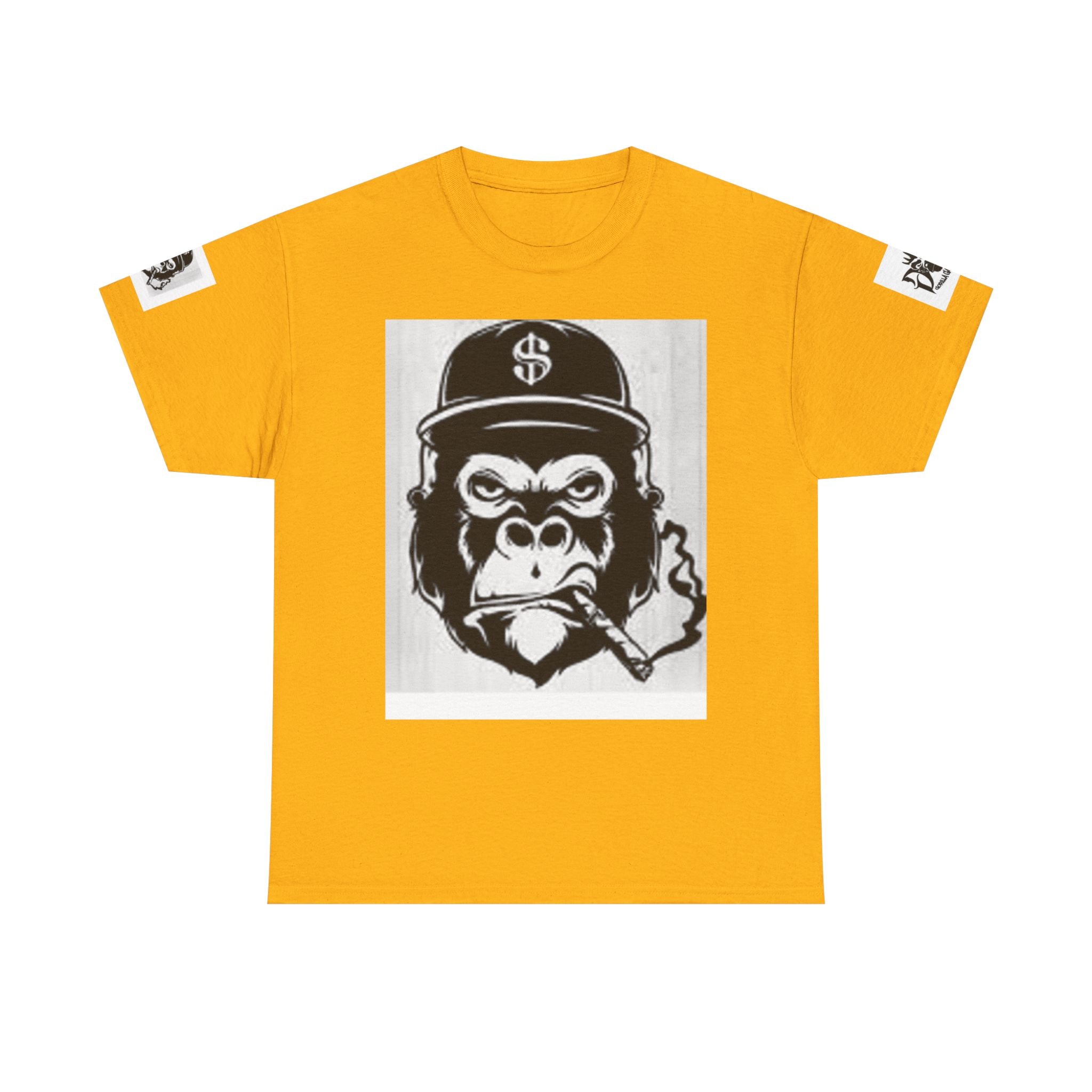 Gorilla Gang Tee – Streetwear Graphic T-Shirt with Smoking Ape Logo