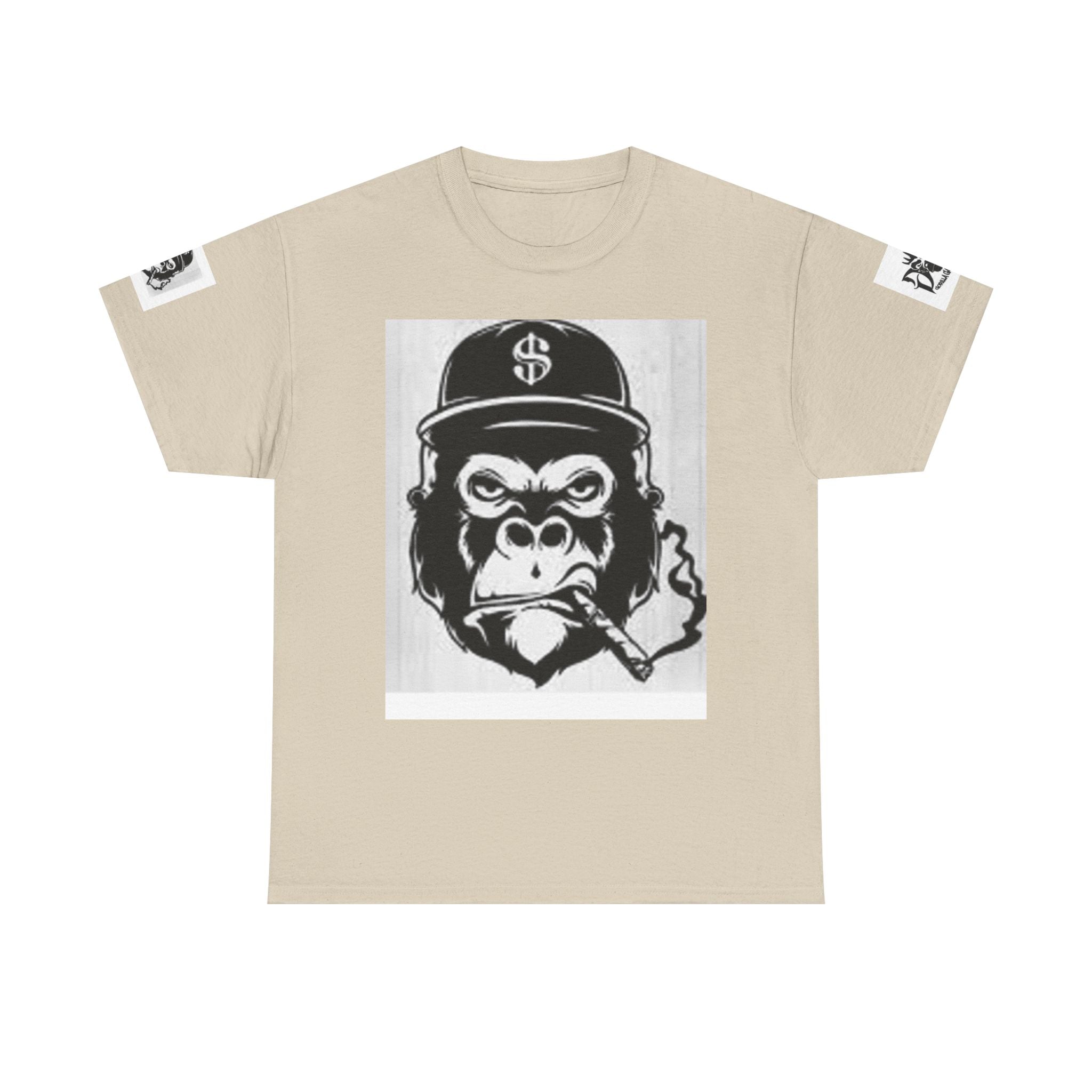 Gorilla Gang Tee – Streetwear Graphic T-Shirt with Smoking Ape Logo