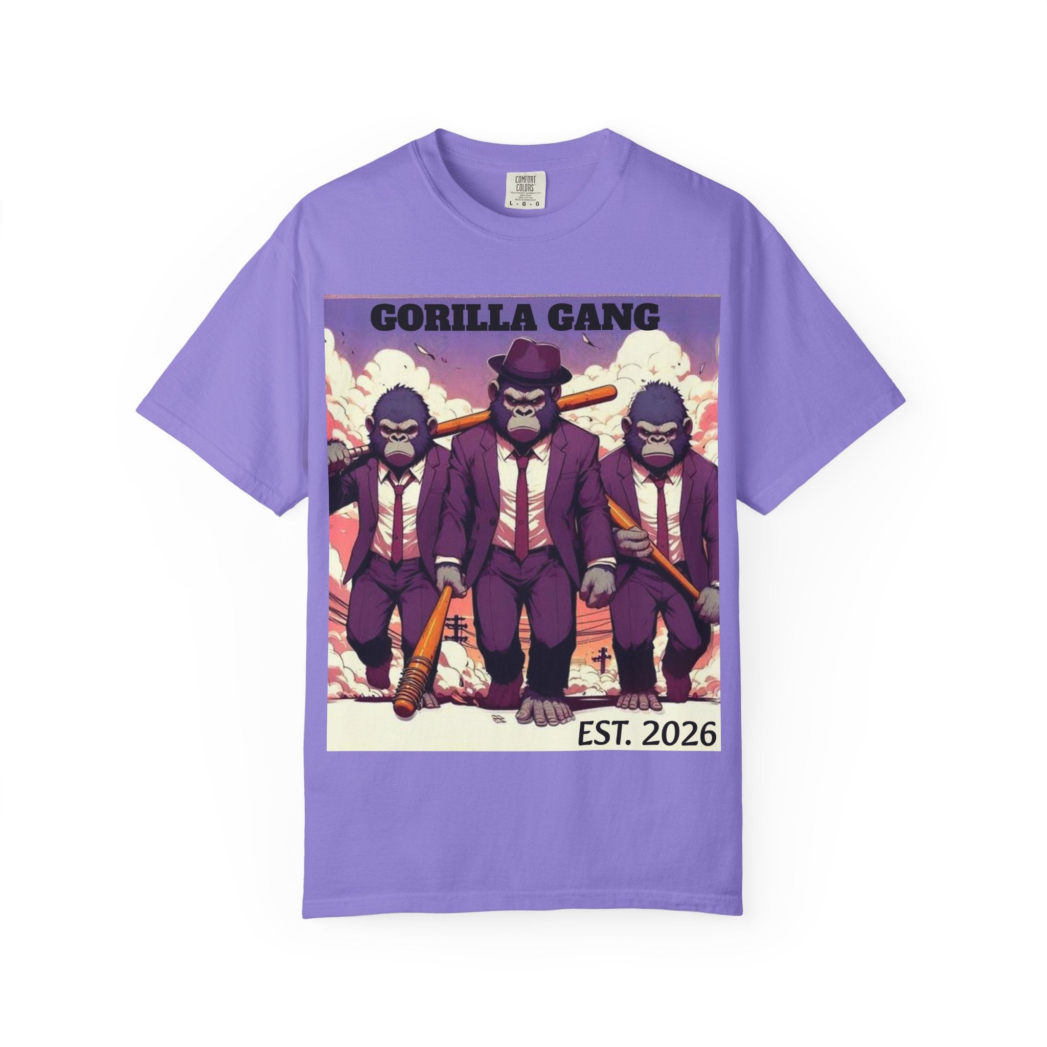 Gorilla Gangsters Graphic T-Shirt — Vintage Mob Ape Illustration