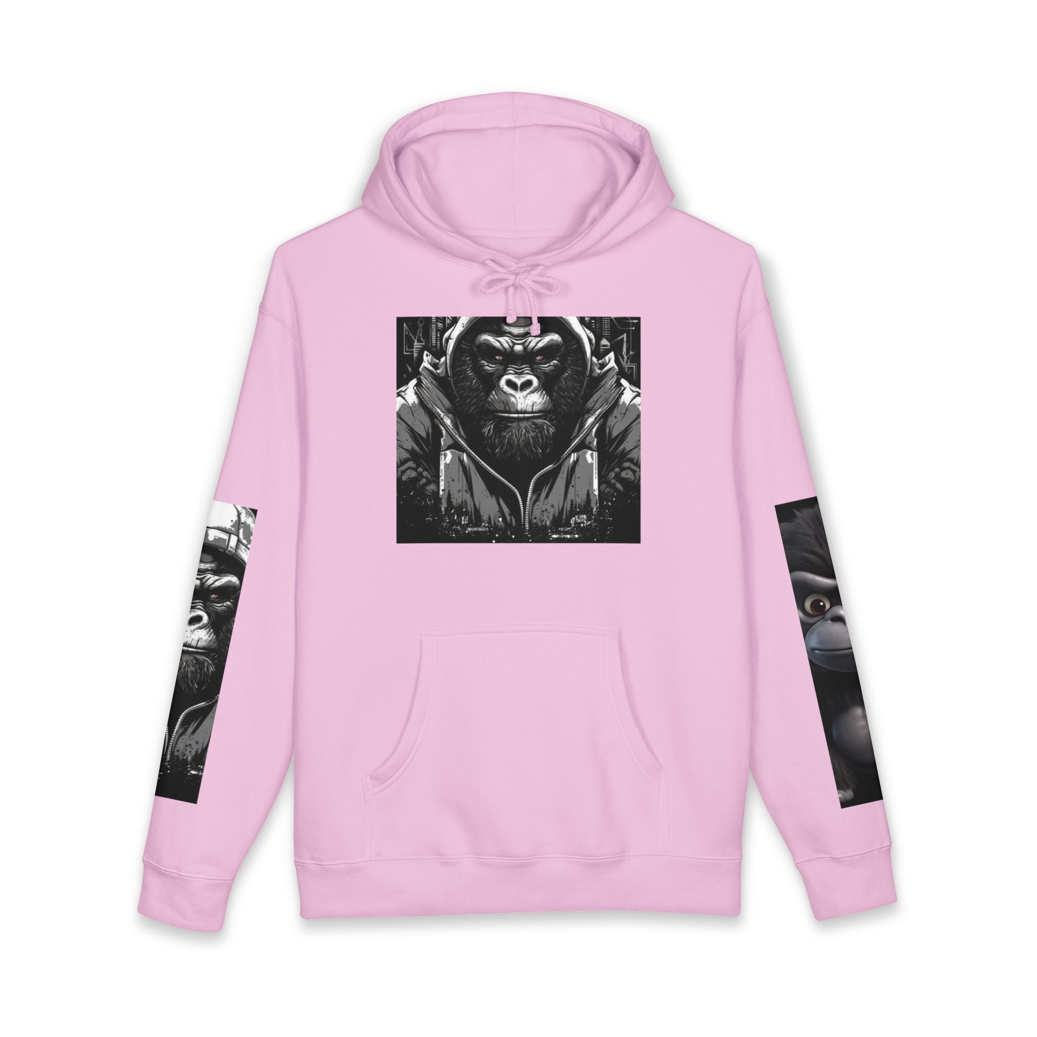 Gorilla Graphic Hoodie — Cute Cartoon Ape Pullover