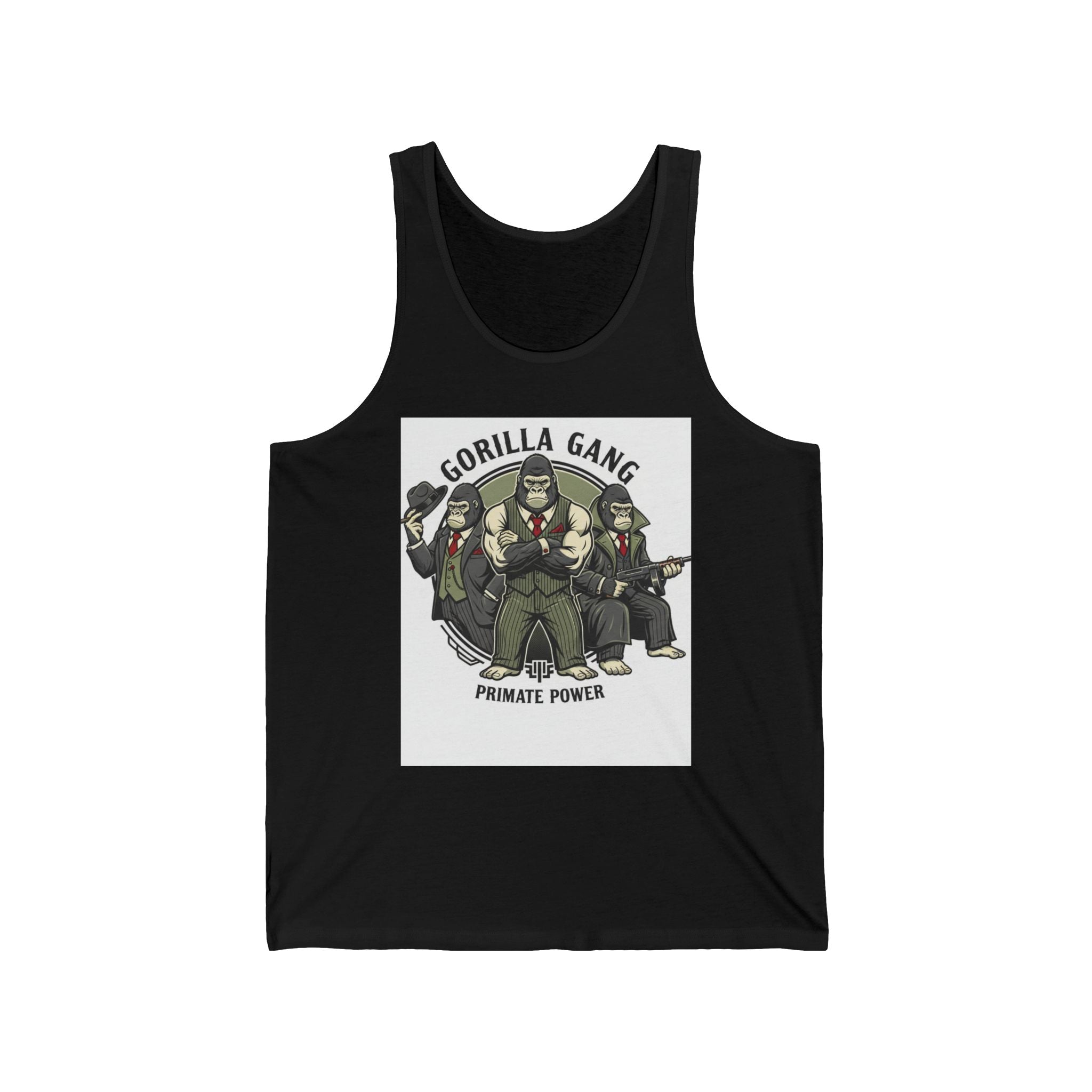 Gorilla Gang Tank Top — 'Gorilla Gang' Primate Power Graphic Tank