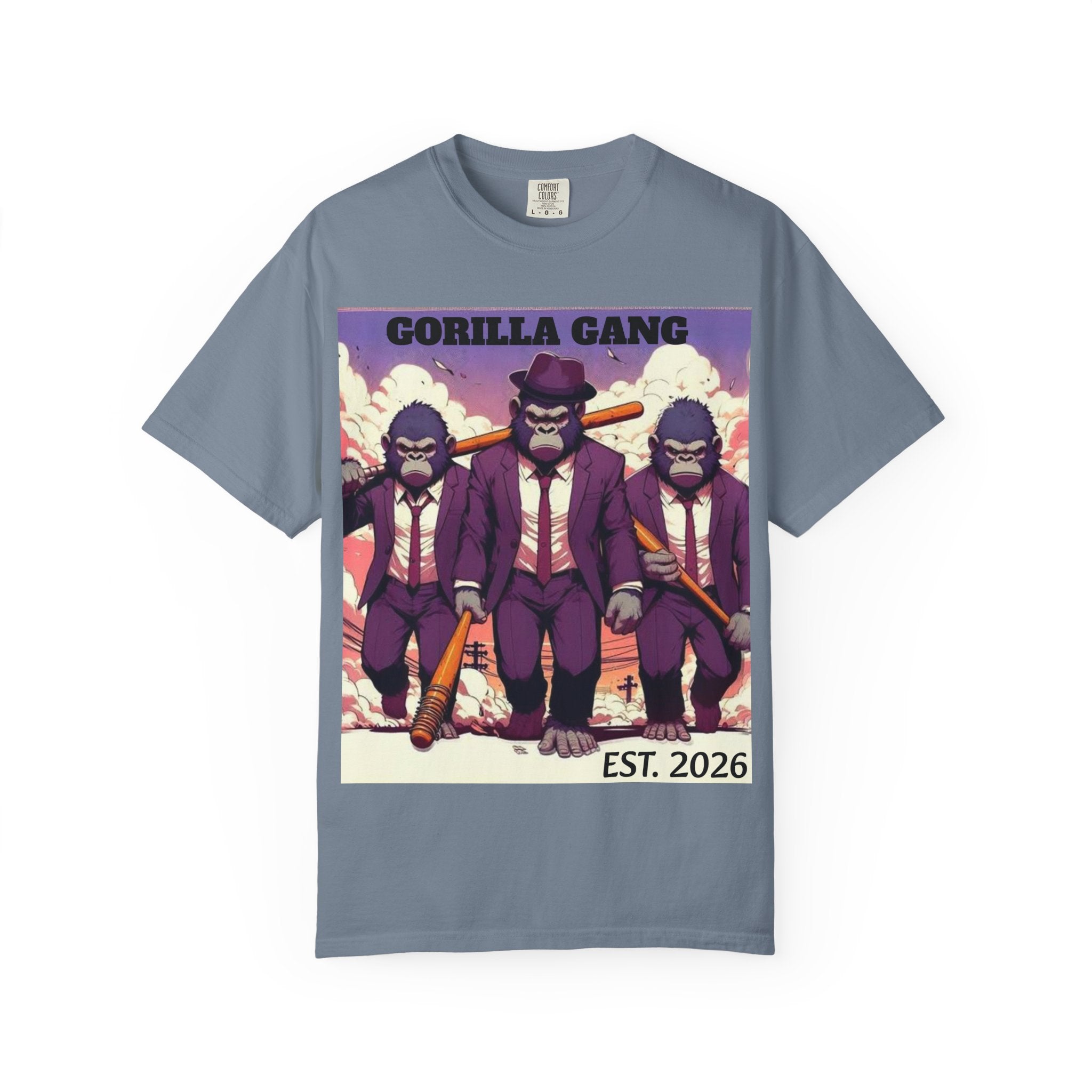 Gorilla Gangsters Graphic T-Shirt — Vintage Mob Ape Illustration