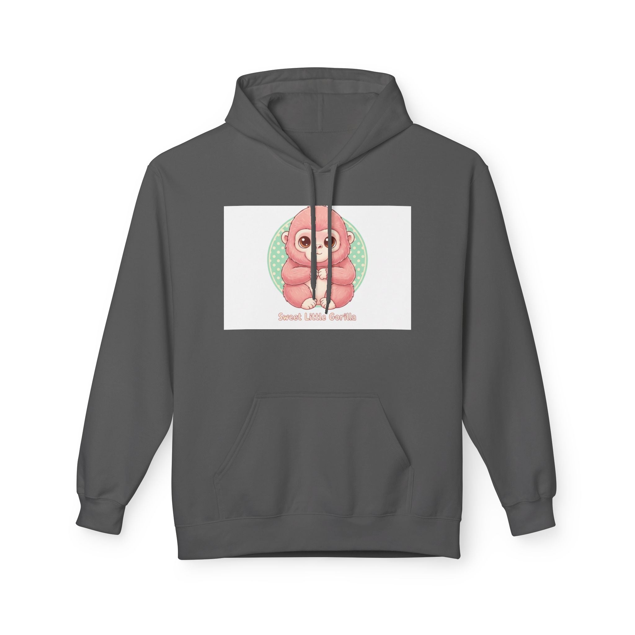 Cute Pink Gorilla Hoodie — "Gorilla Gang" Graphic Pullover