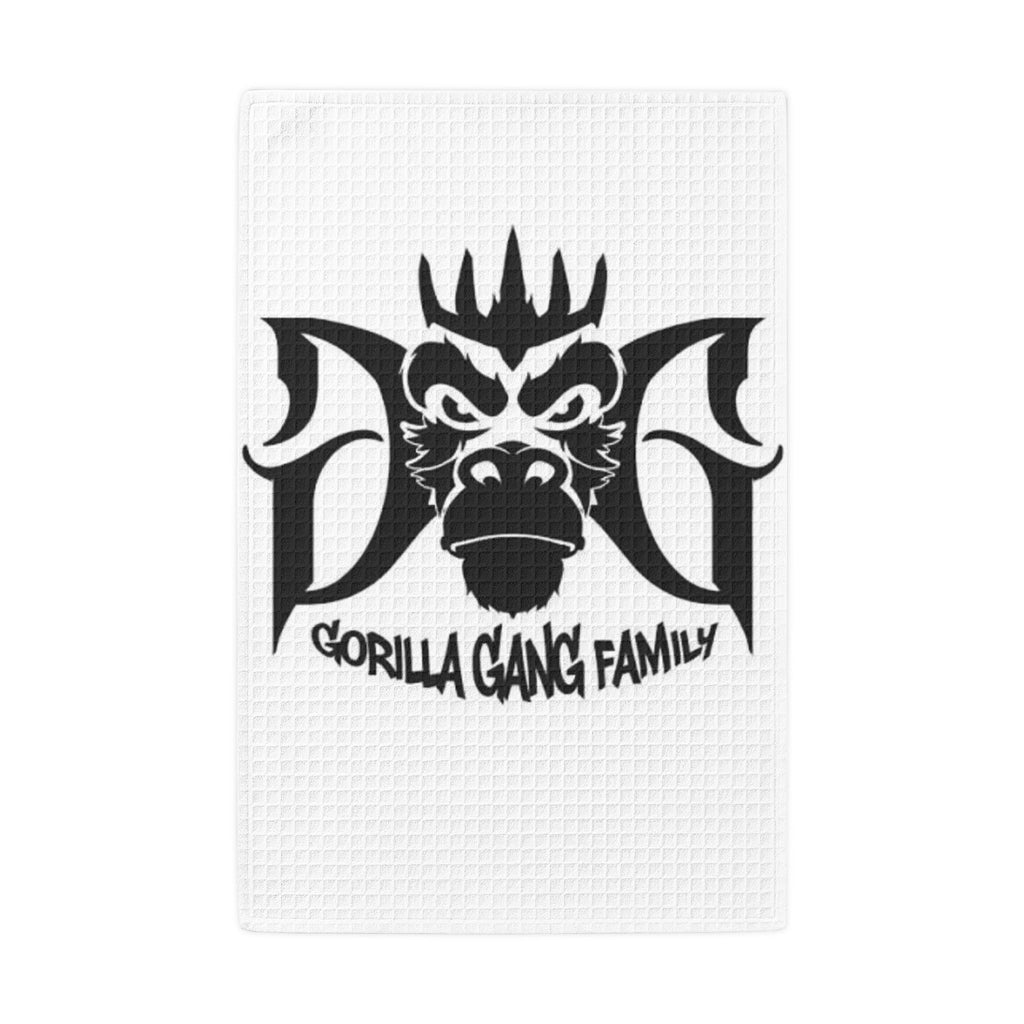 Gorilla Gang Family Waffle Weave Kitchen Towel