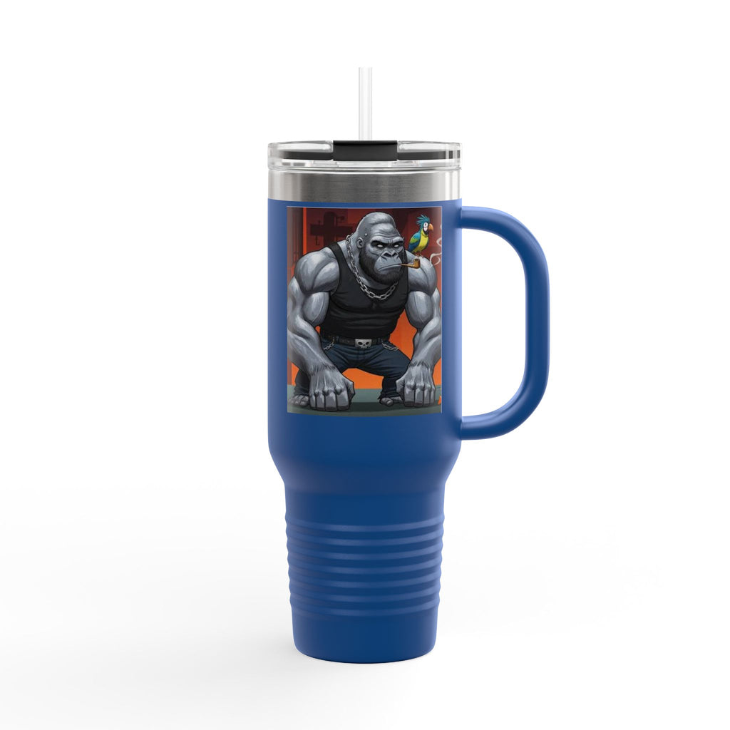 40oz Insulated Travel Mug — Tough Gorilla Graphic Thermal Tumbler