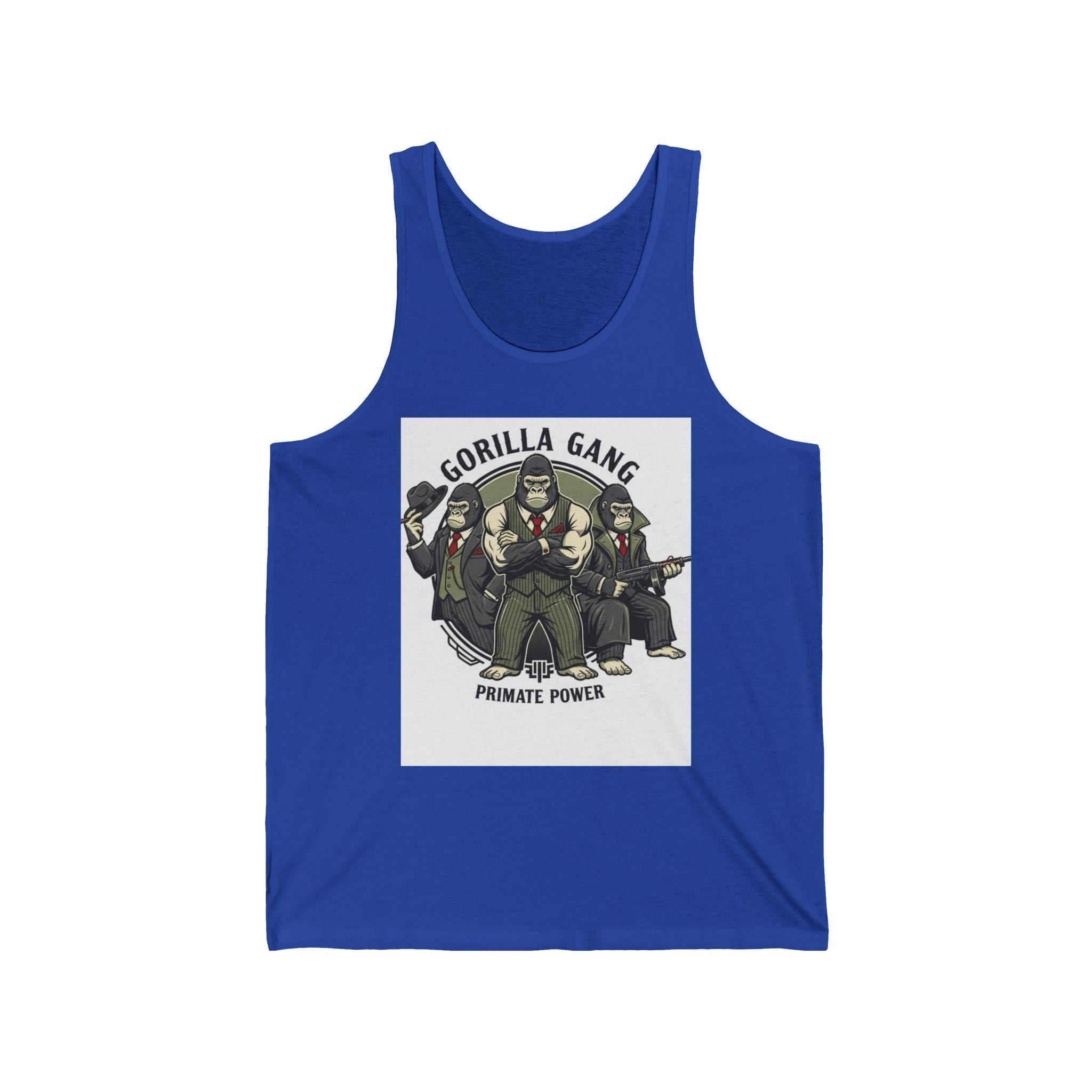 Gorilla Gang Tank Top — 'Gorilla Gang' Primate Power Graphic Tank