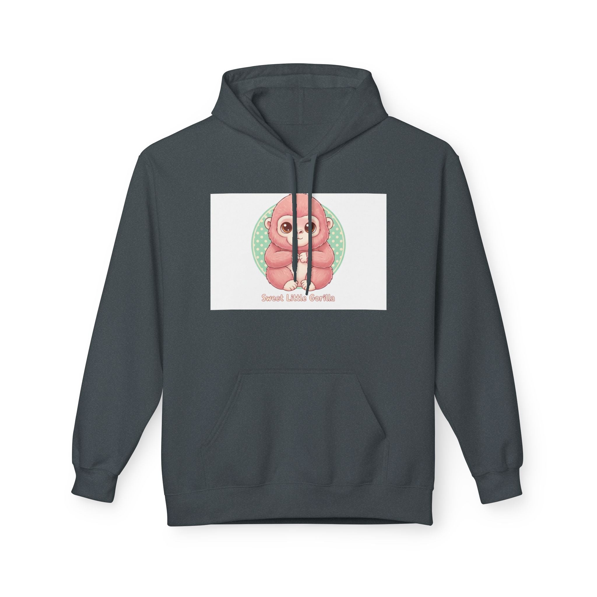 Cute Pink Gorilla Hoodie — "Gorilla Gang" Graphic Pullover
