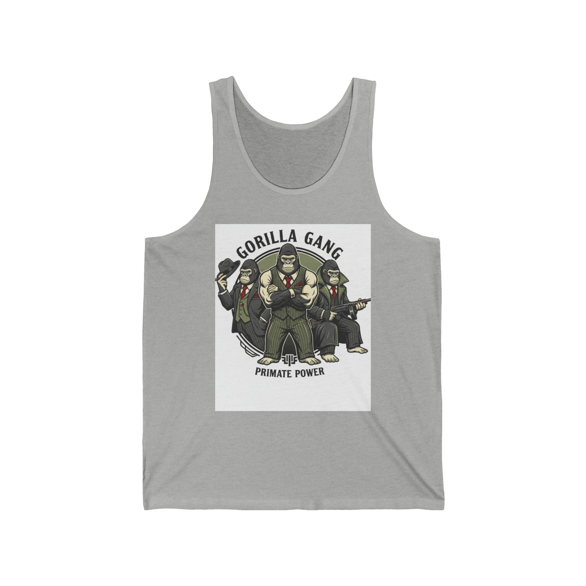 Gorilla Gang Tank Top — 'Gorilla Gang' Primate Power Graphic Tank
