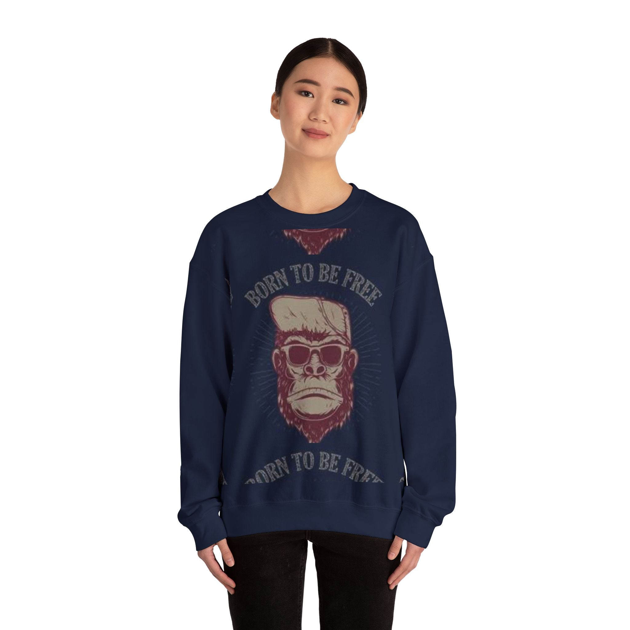 Gorilla Gang 'Born to Be Free' Crewneck Sweatshirt